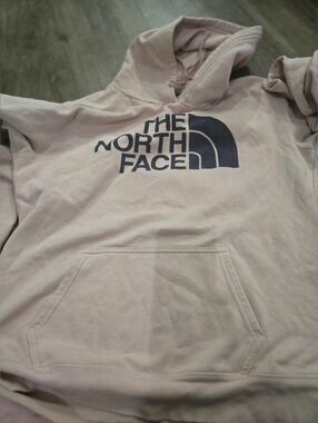 The North Face Hoodie in Pale Pink with Logo